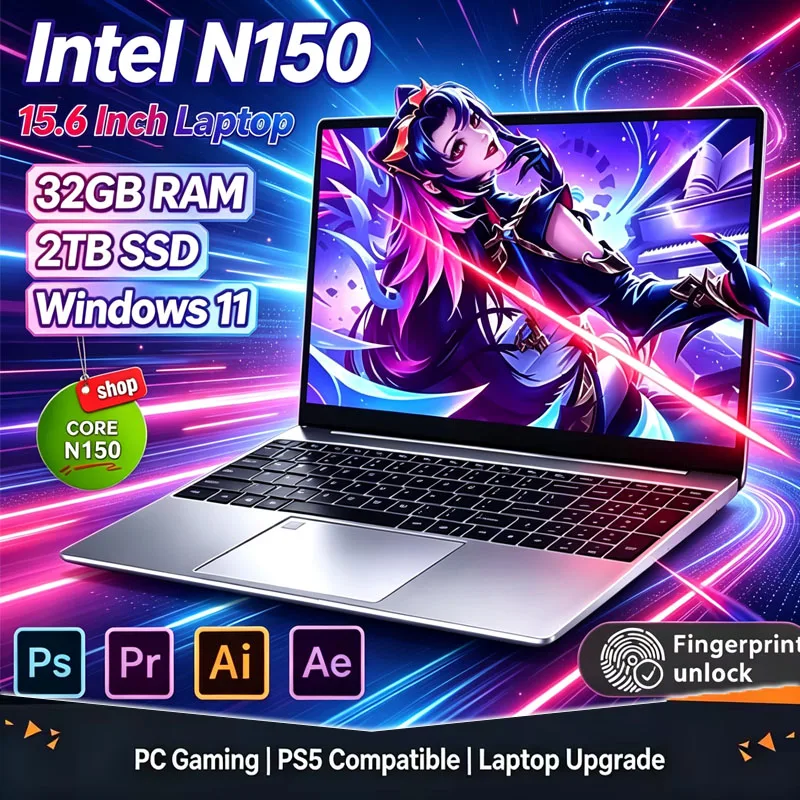 Ssd 1Tb - โน้ตบุ๊กคอมพิวเตอร์รุ่นใหม่ปี 2026 ขนาด 15.6 นิ้ว Intel