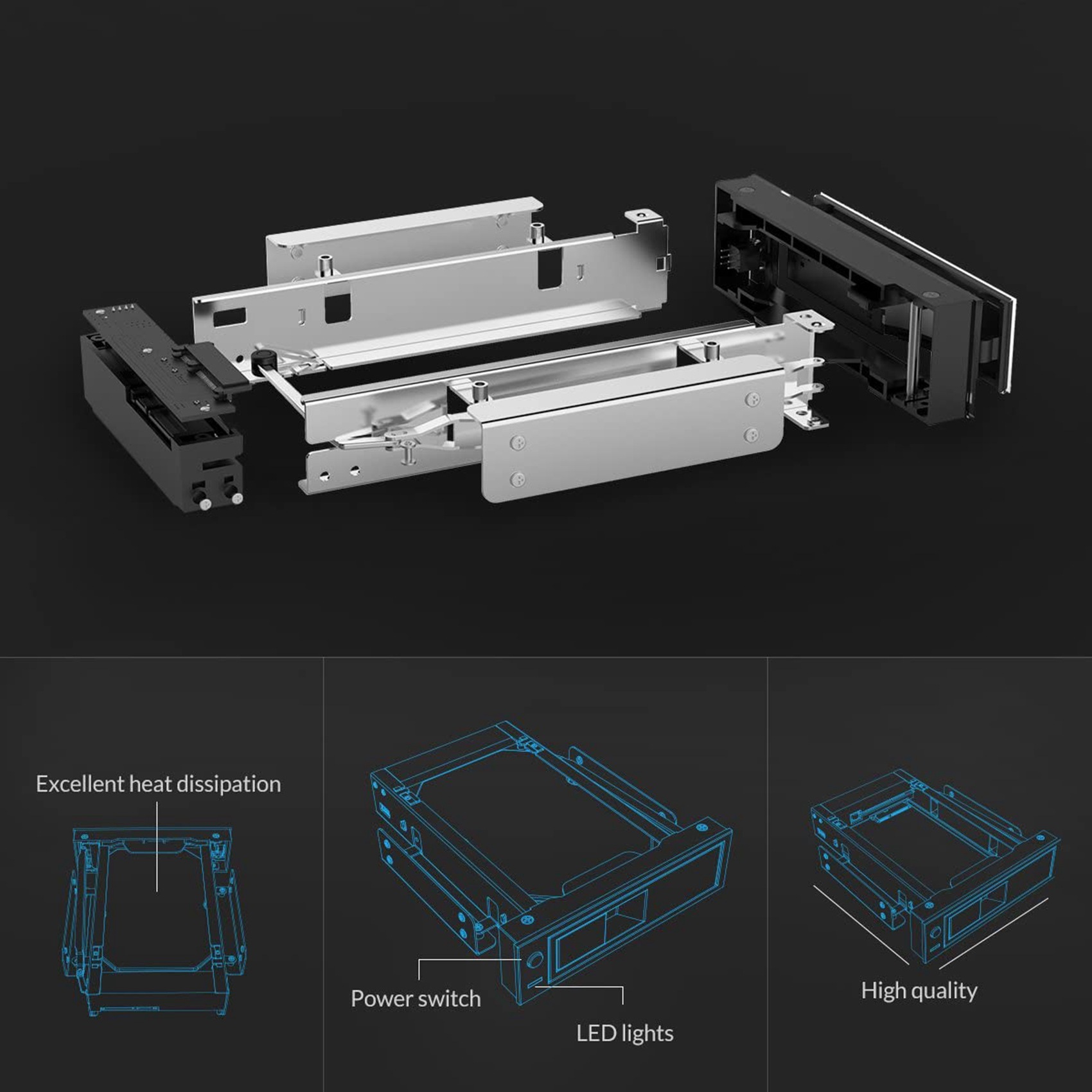 Sata Ssd - 【DT56】1106SS อะแดปเตอร์ฮาร์ดไดรฟ์ SATA ภายใน 3.5 นิ้ว