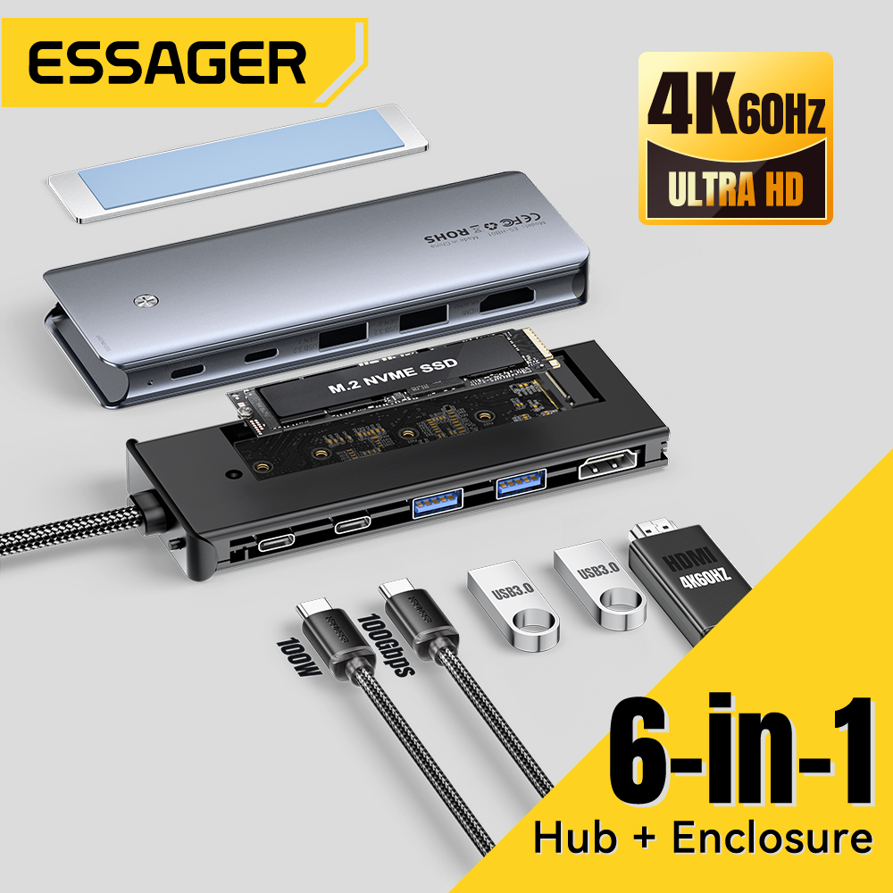 Ssd Hard Drive - Essager USB C Hub พร้อม M.2