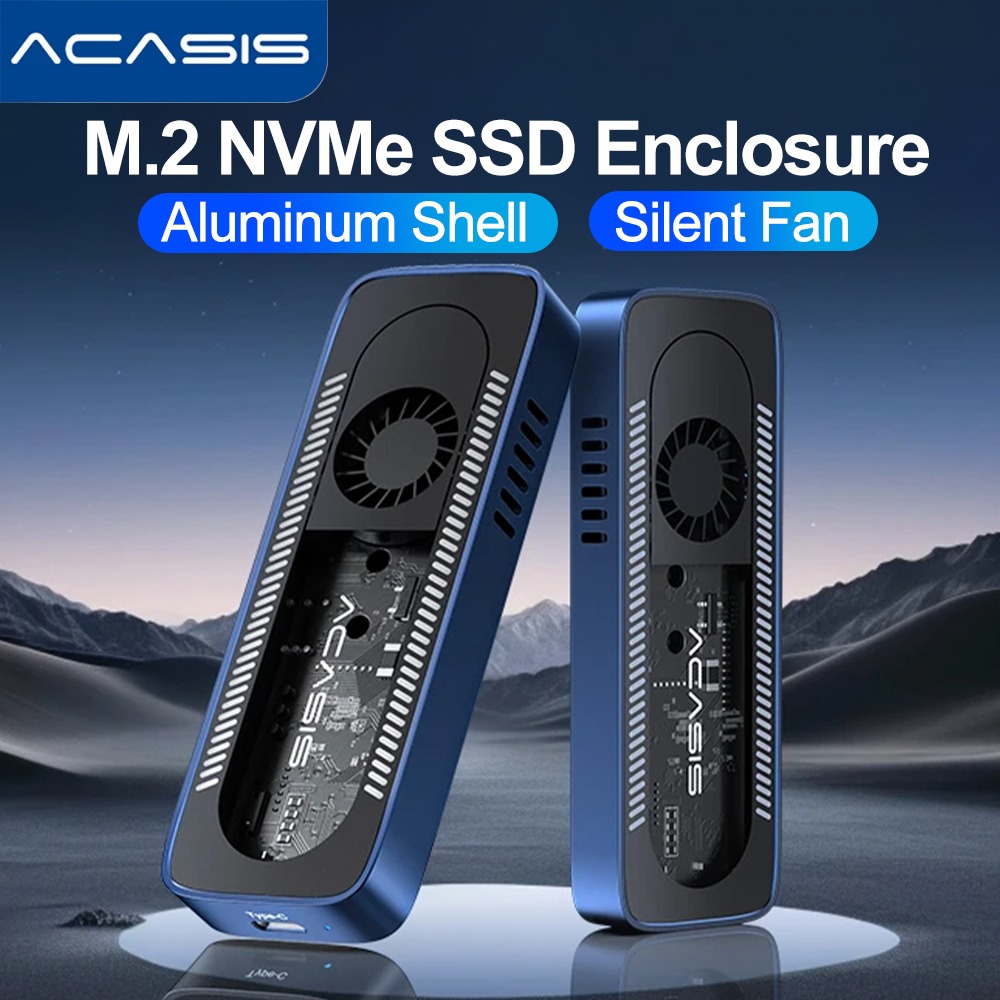 8Tb M2 Nvme Ssd - ACASIS 10Gbps M.2 NVME SSD กล่องใส่เคสพร้อมพัดลมระบายความร้อนในตัว