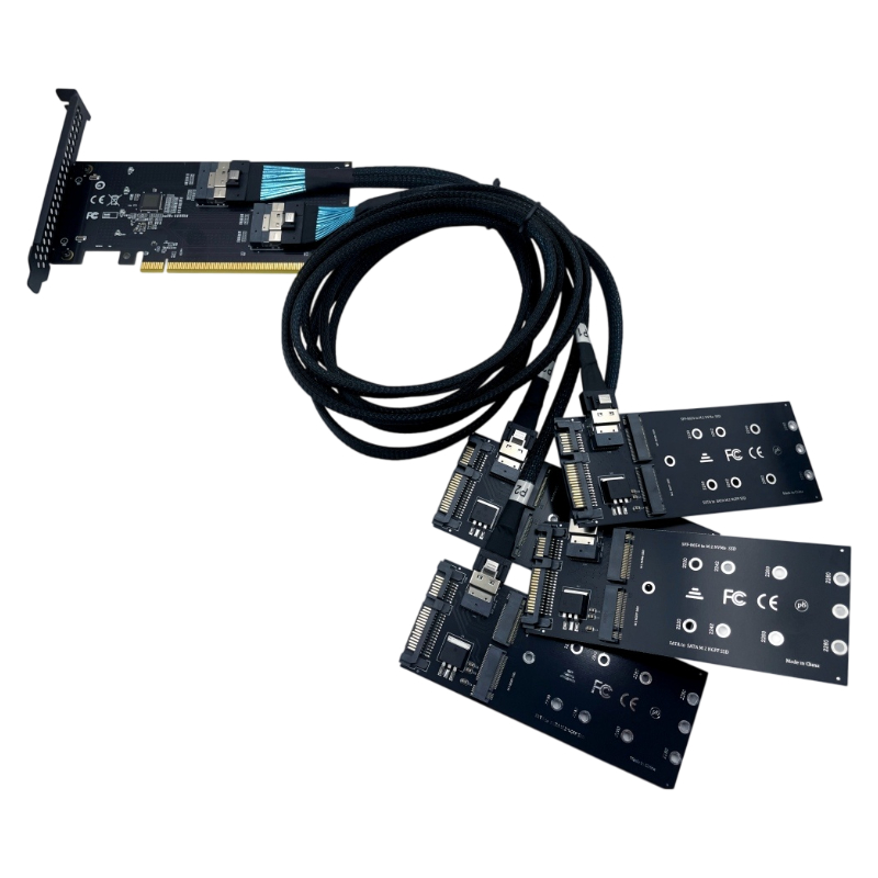 การ์ดอะแดปเตอร์ PCIe X16 SFF‑8 - Memory Card Ssd บทวิจารณ์และราคา