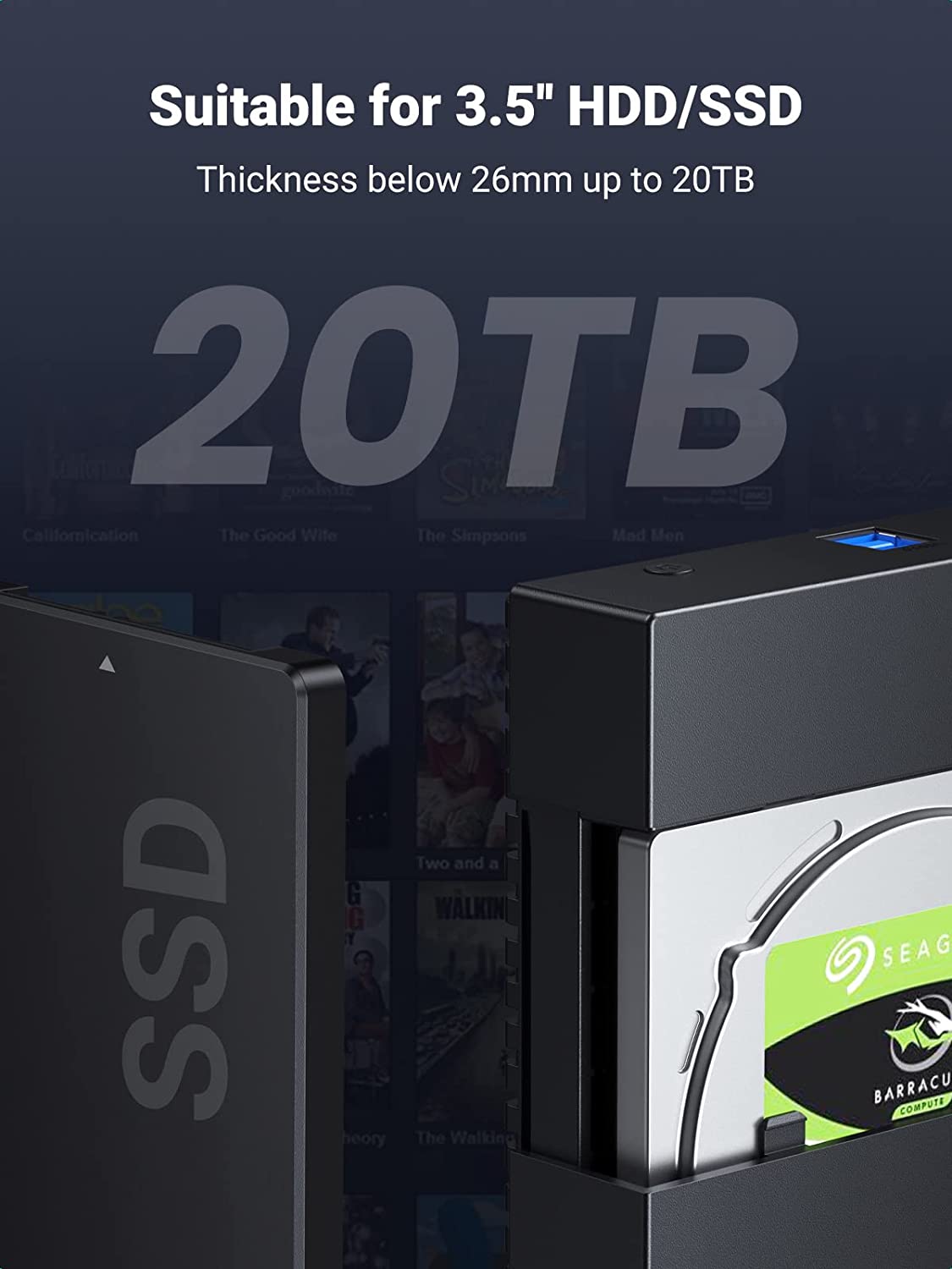 กล่องใส่ฮาร์ดดิสก์ภายนอก UGREE - Sata Ssd บทวิจารณ์และราคา