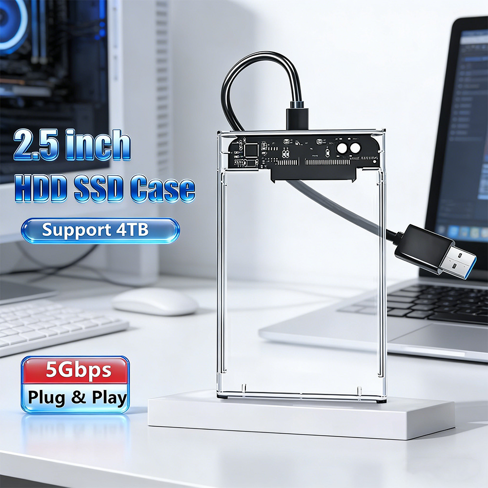 กล่องใส่ฮาร์ดดิสก์แบบใสขนาด 2. - External Ssd บทวิจารณ์และราคา
