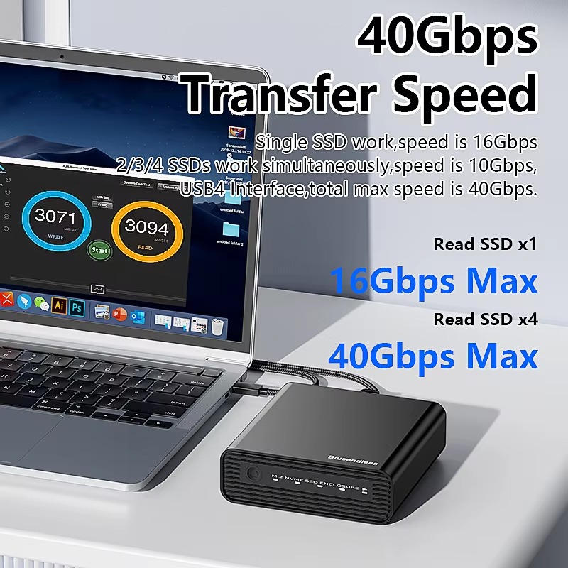 กล่องใส่ฮาร์ดดิสก์ภายนอกแบบ US - External Ssd บทวิจารณ์และราคา