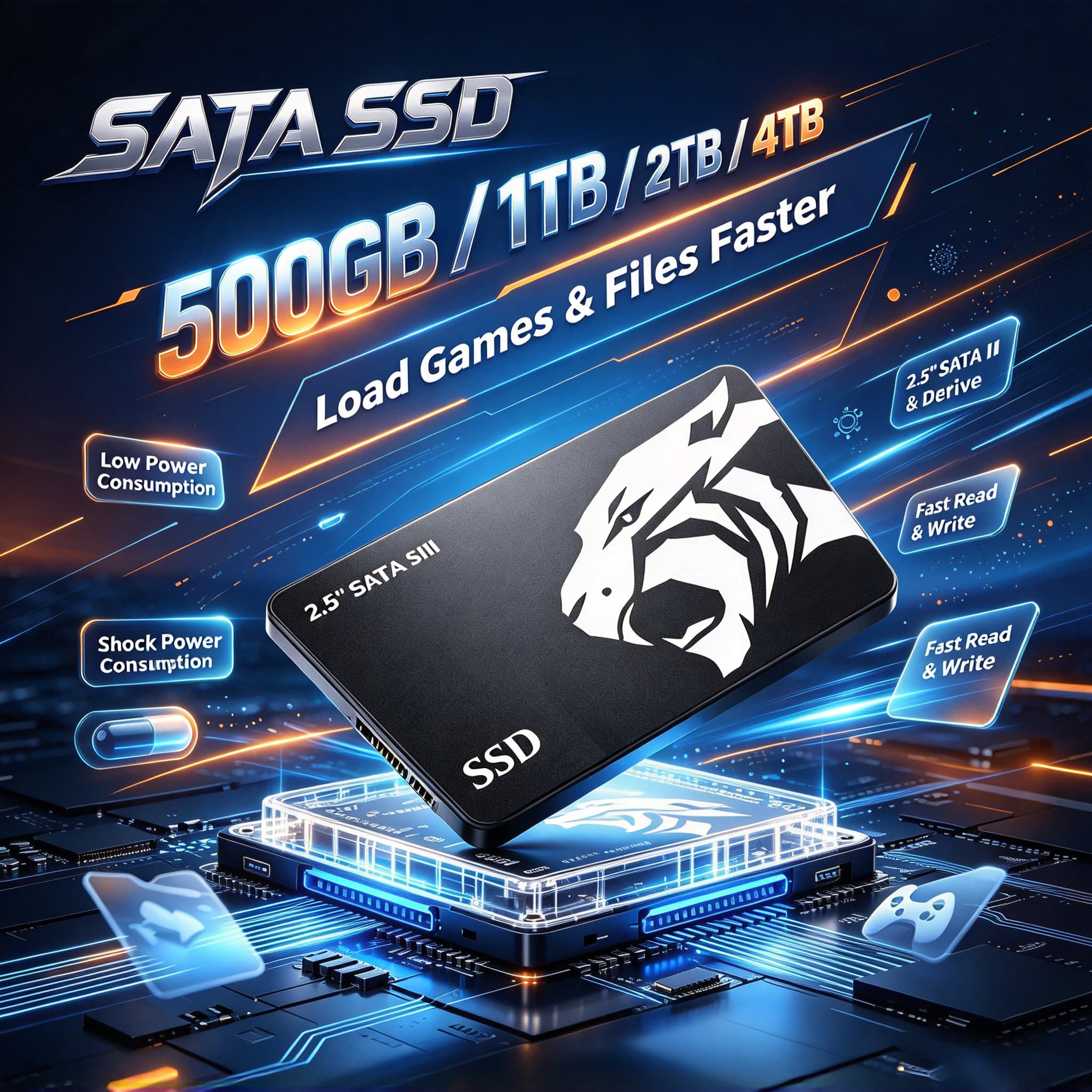 2.5 นิ้ว SATA III SSD 500GB 1T - Ssd 500Gb บทวิจารณ์และราคา