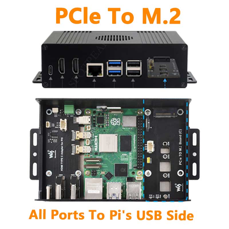 Raspberry Pi 5 Box Case Kit-C  - Nvme Ssd บทวิจารณ์และราคา