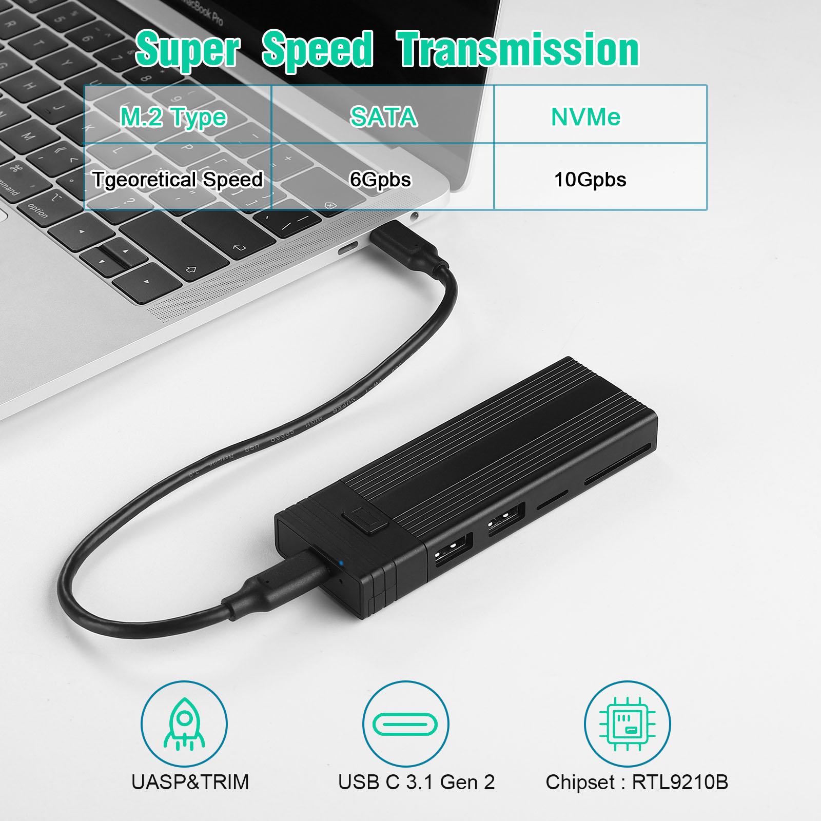 กล่องใส่ SSD KEBIDUMEI M.2 NVM - Memory Card Ssd บทวิจารณ์และราคา
